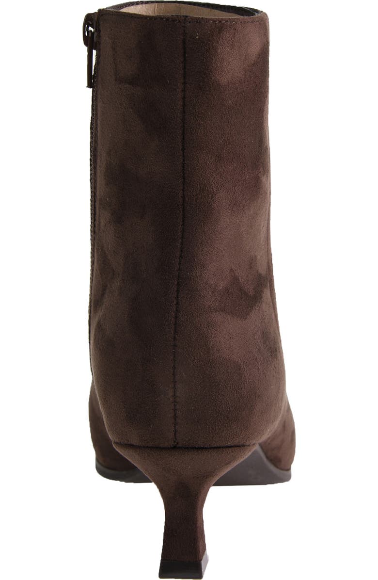 Chinese Laundry Novalie Pointed Toe Bootie, Alternate, color, Brown Suede
