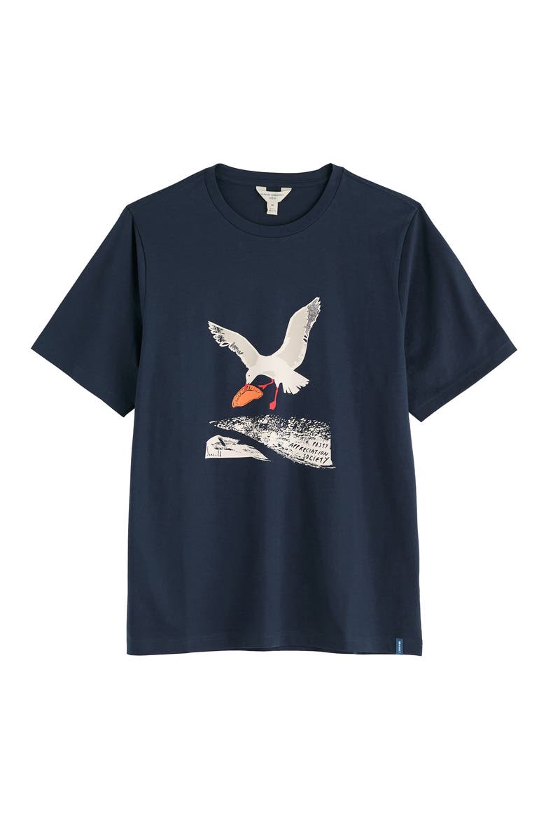 Midwatch Organic Cotton Graphic T-Shirt, Alternate, color, SEAGULL THIEF MARITIME