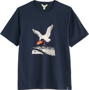Seasalt Cornwall Midwatch Organic Cotton Graphic T-Shirt