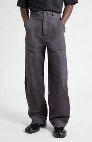 Maison Margiela Straight Leg Cotton Pants