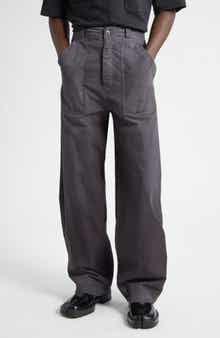 Straight Leg Cotton Pants