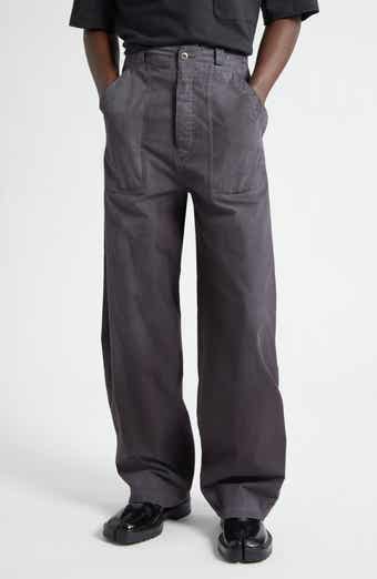 Straight Leg Cotton Pants