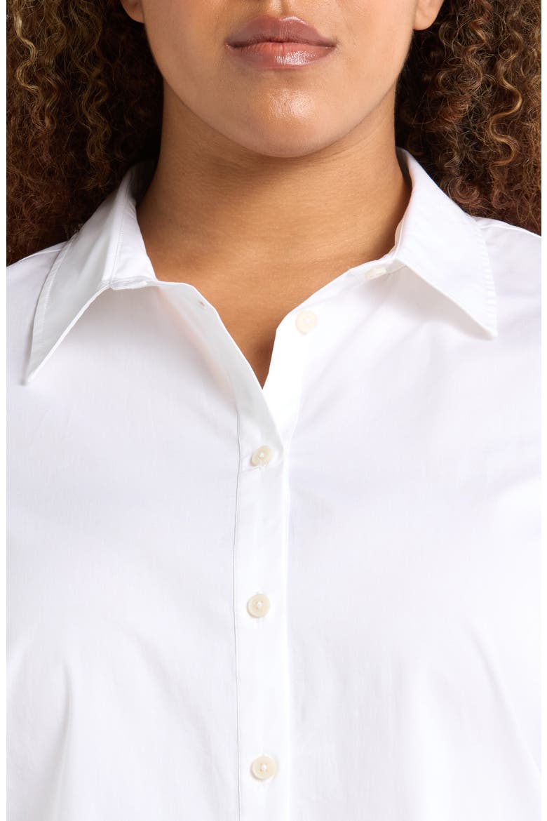 Henning x US Madison Poplin Button-Up Shirt, Alternate, color, WHITE