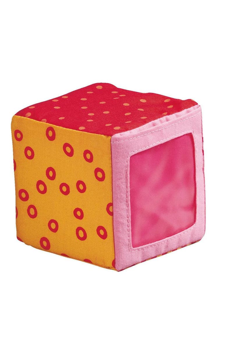 HABA Soft Blocks for Babies 6-12 Months, Happy Quartett Sensory Toy Features a Unique Sound & Texture in All 4 Baby Blocks, Alternate, color, Multi