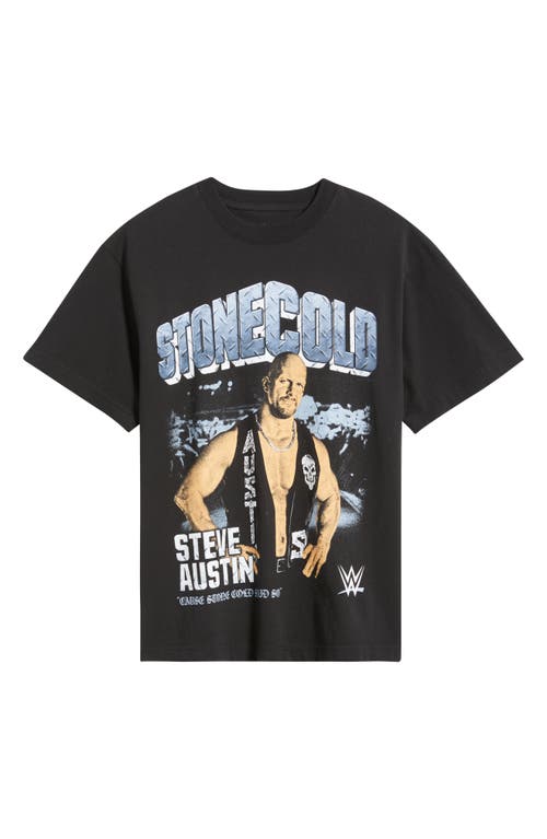 Id Supply Co Wwe Stone Cold Graphic T-shirt In Black