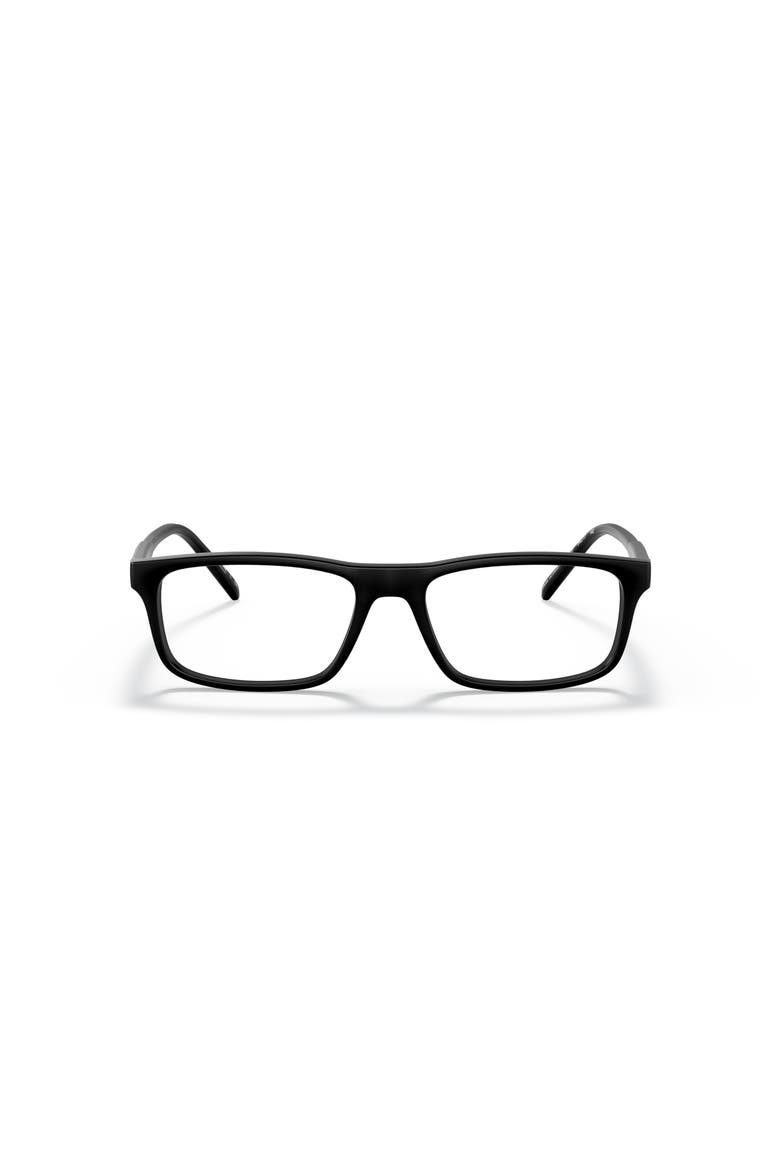 52mm Rectangle optical glasses, Alternate, color, Black