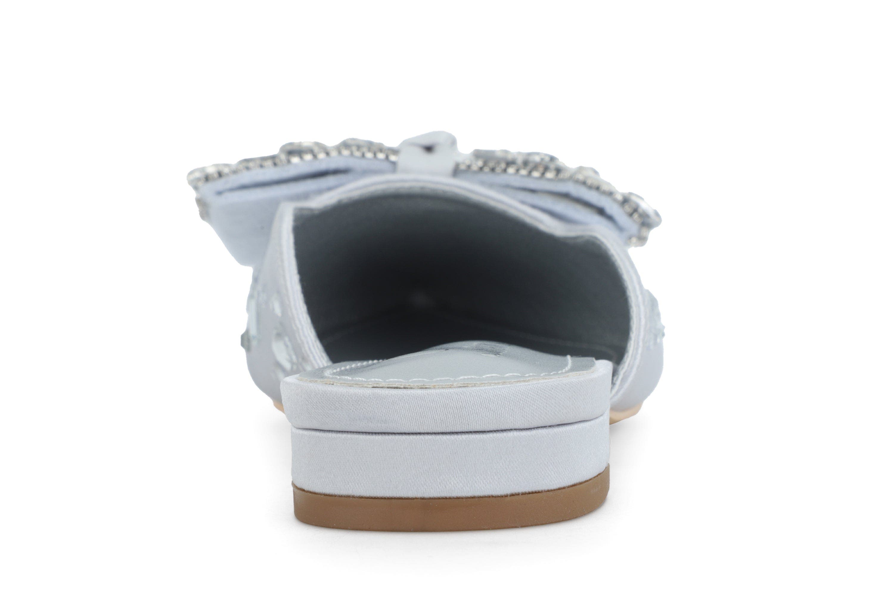 Lauren Lorraine Claire Slip-Ons, Alternate, color, Silver