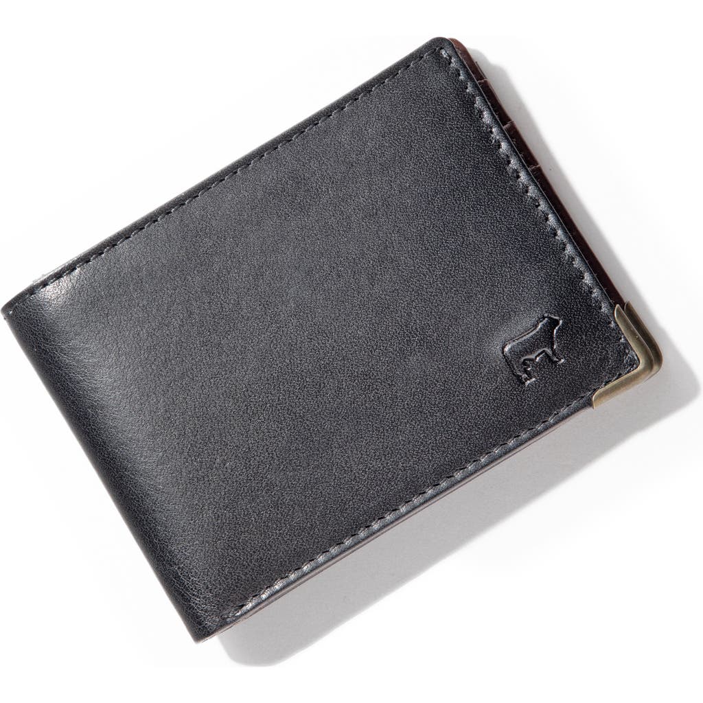 Will Leather Goods The Industrial Leather Bifold Wallet In Black
