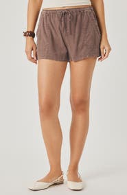 Splendid Rosalie Tie Waist Shorts