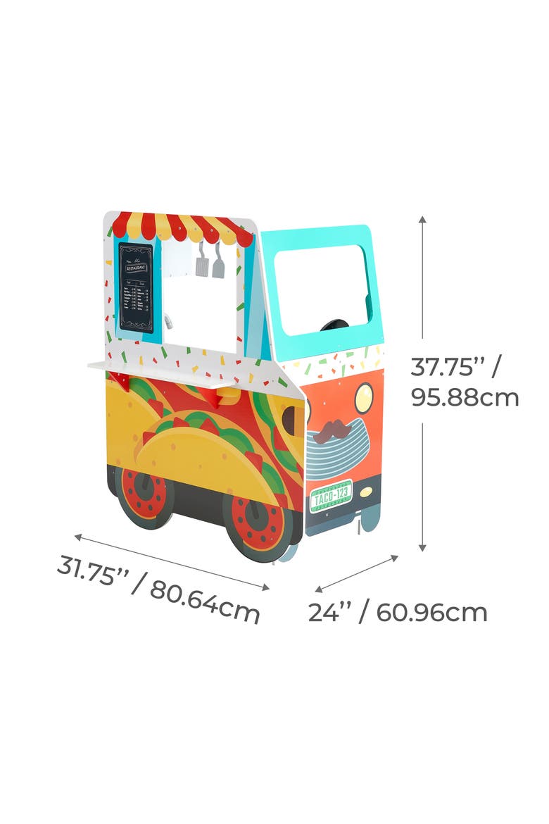 My Little Helper Kids Play Taco Truck Playset, Alternate, color, MULTI COLOR