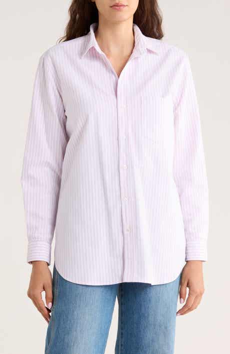 Frank & Eileen Joedy Boyfriend Cotton Button-Up Shirt