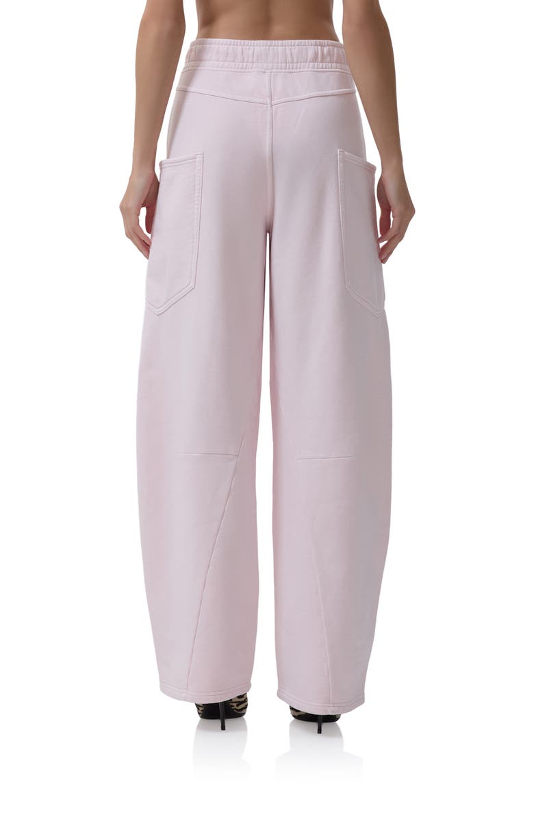 AFRM Ryan Cotton Barrel Sweatpants, Alternate, color, Mauve Morn