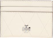 Tory Burch Charlie Quilted Leather Card Case