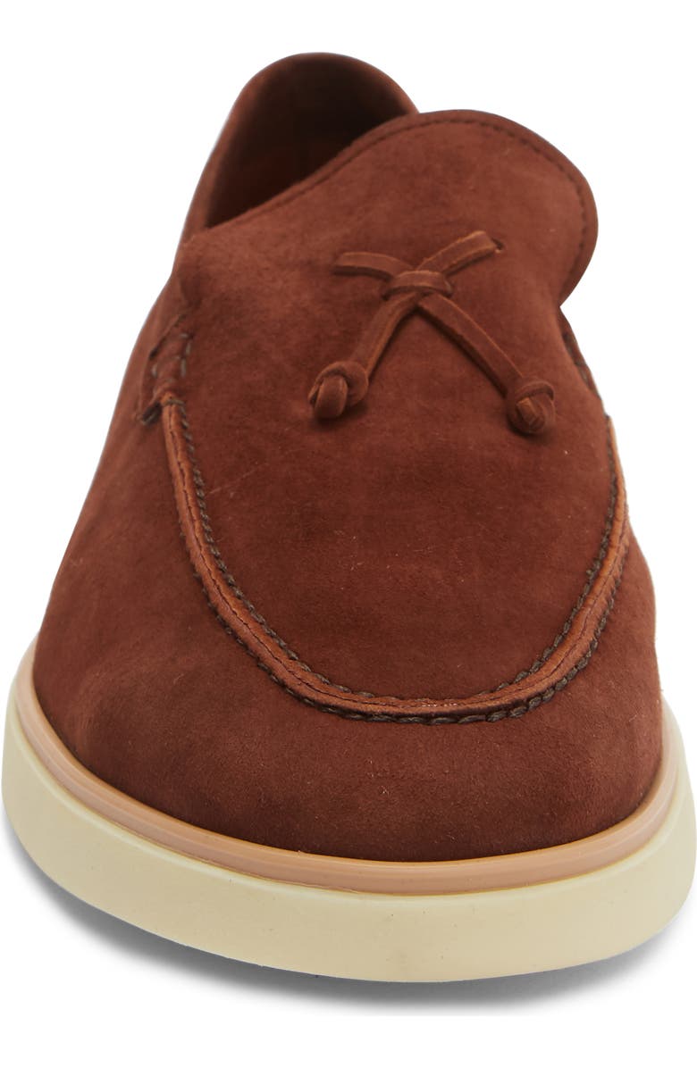 Magnanni Beignet Tassel Loafer, Alternate, color, Mid Brown