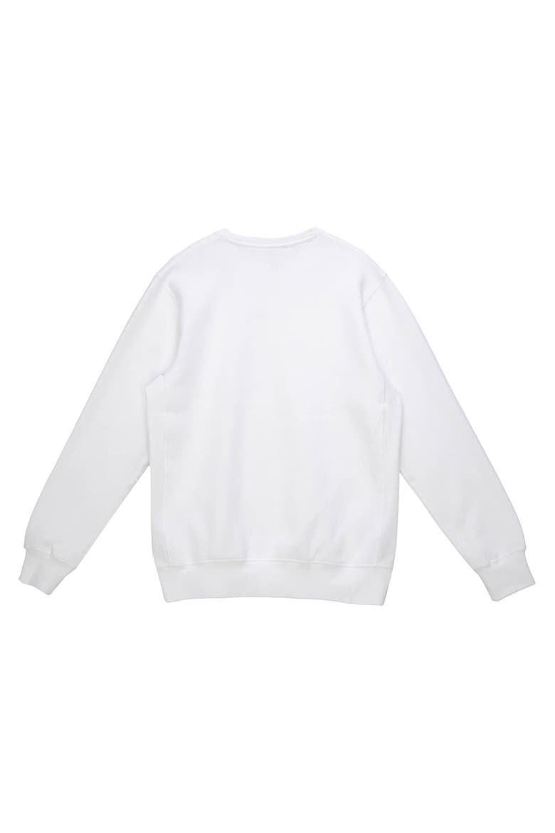 Men's Mitchell & Ness x Bud Light White Baltimore Ravens The Crest Pullover Sweatshirt, Alternate, color, White