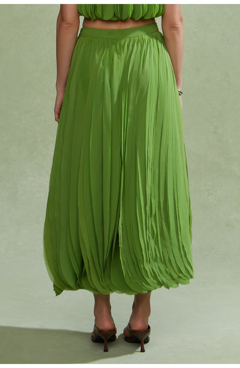 AMUR Rylan Maxi Skirt, Alternate, color, Jungle Moss