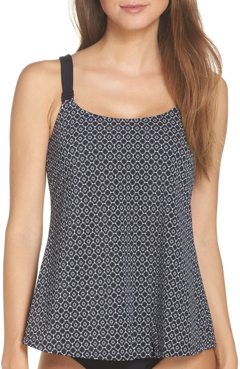Amoena Ayon Pocketed A-Line Tankini Top, Main, color,
