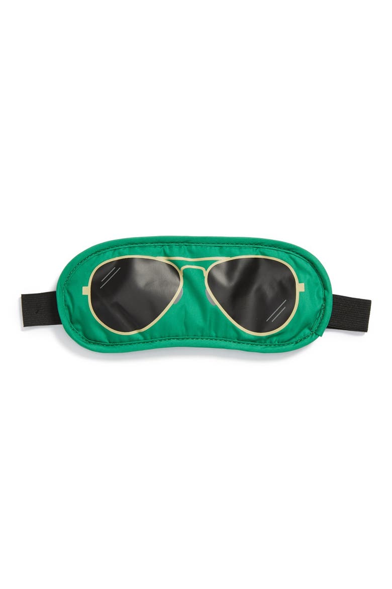 'Aviators' Sleep Mask, Main, color, GREEN