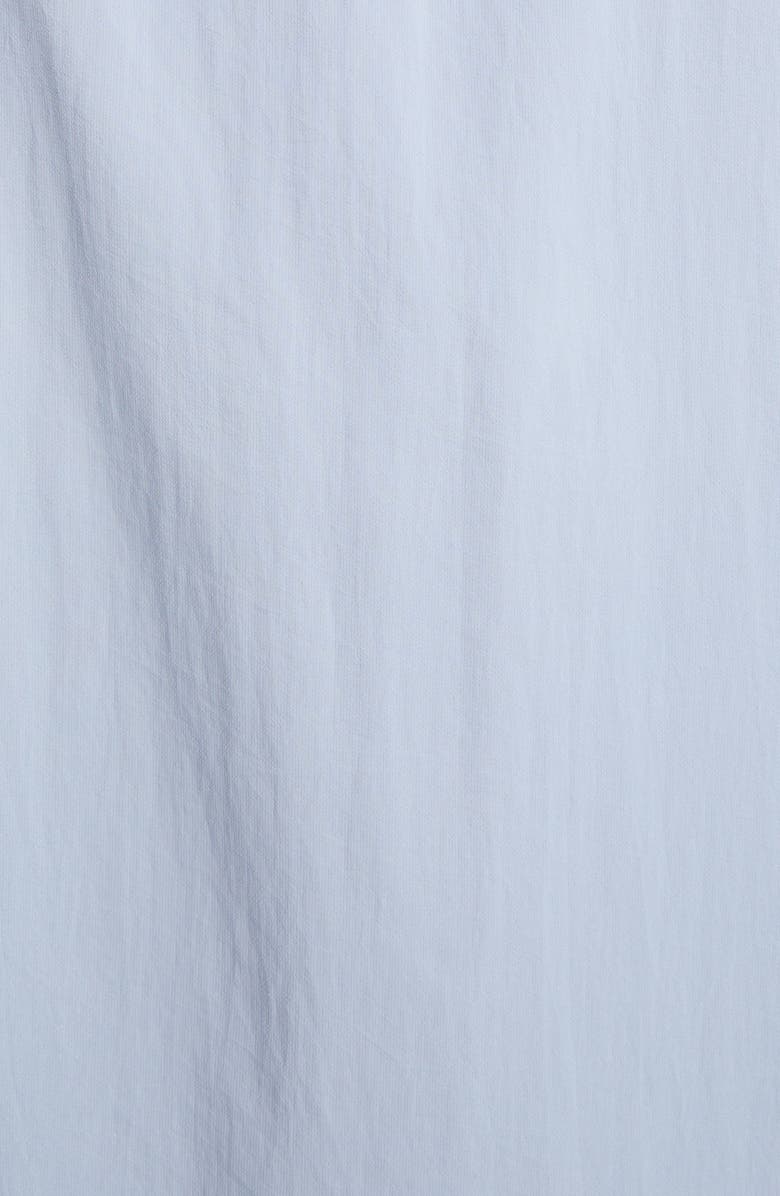 Acne Studios Nylon Chiffon Zip-Up Shirt, Alternate, color, 