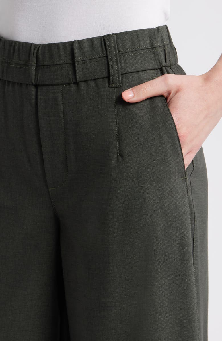 Wit & Wisdom Skyrise Side Seam Straight Leg Pants, Alternate, color, Midnight Olive