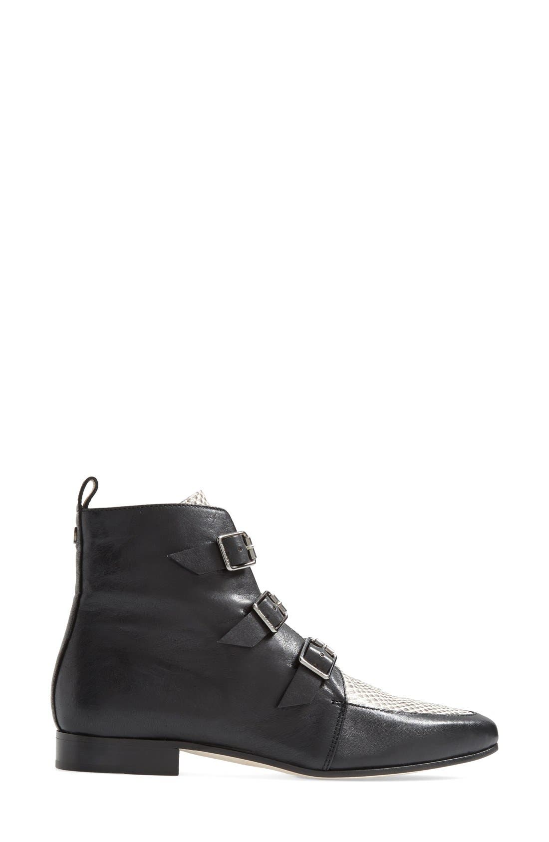'Marlin' Bootie, Alternate, color, BLACK