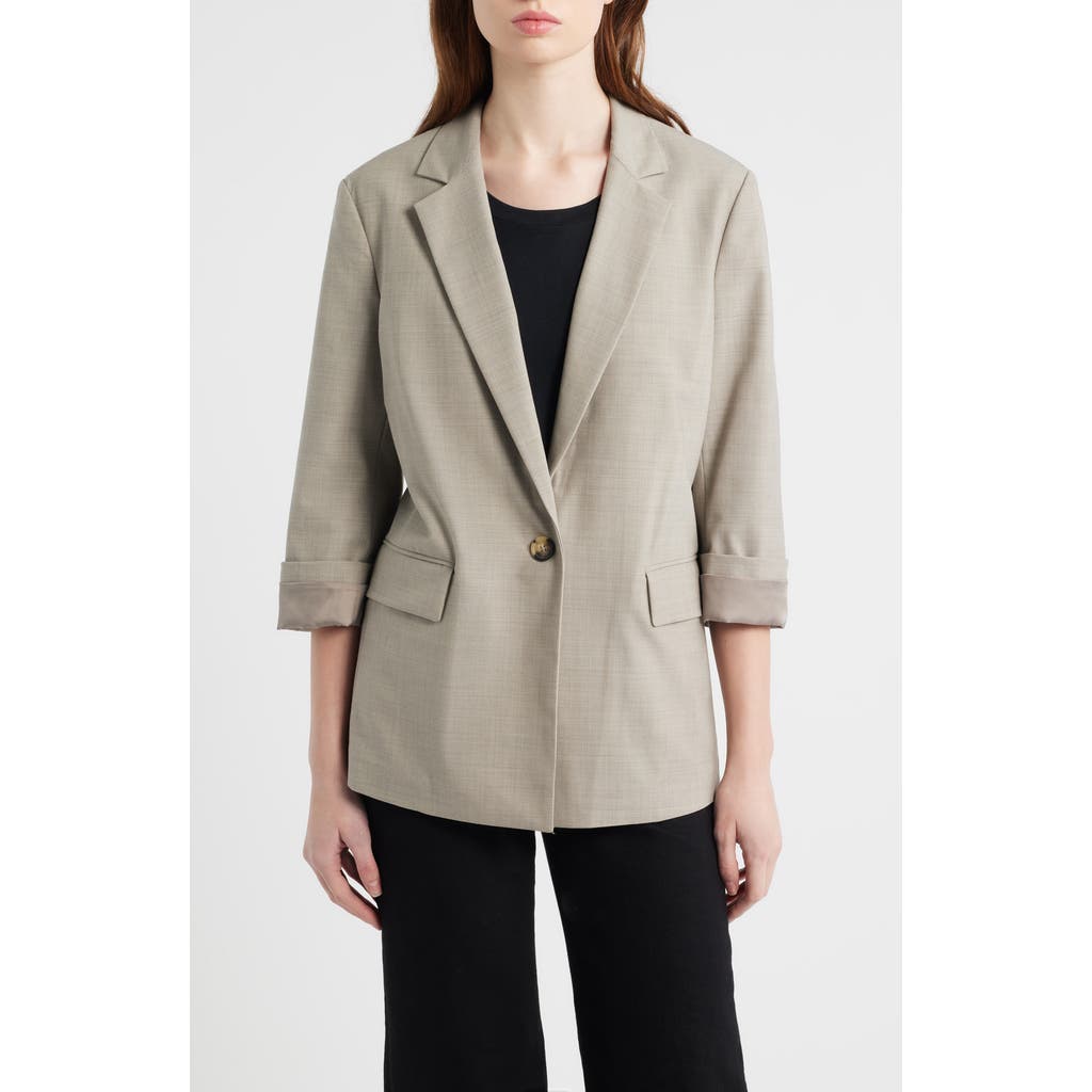 Rag & Bone Jennie Wool Blend Blazer In Neutral