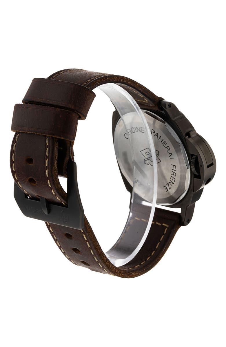 Watchfinder & Co. Panerai Preowned 2016 Luminor 8 Days PAM00786 - 8 DAYS SET Leather Strap Watch, 44mm, Alternate, color, White