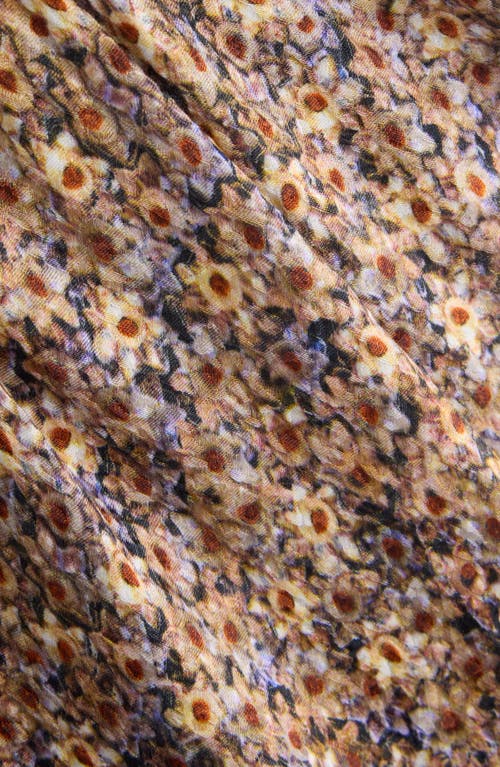 Isabel Marant Lyndsay Floral Jacquard Midi Dress In Brown