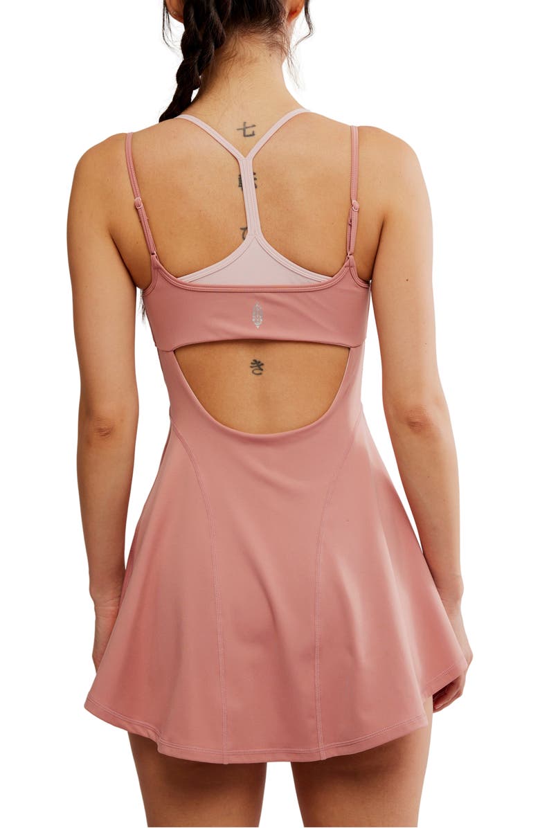 Free People Baseline Tennis Dress, Alternate, color, Petal Combo