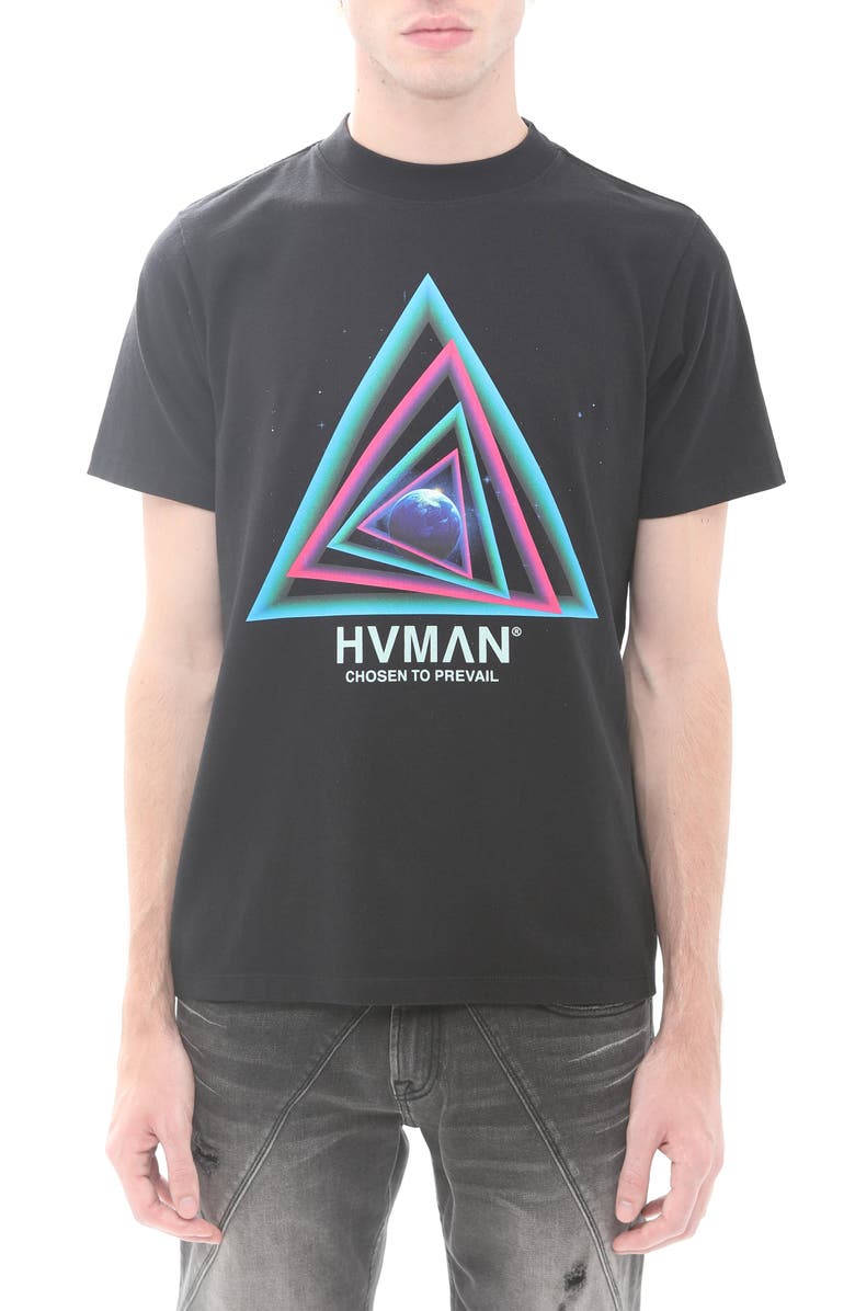 HVMAN Novelty Warp Speed Cotton Graphic T-Shirt, Main, color,