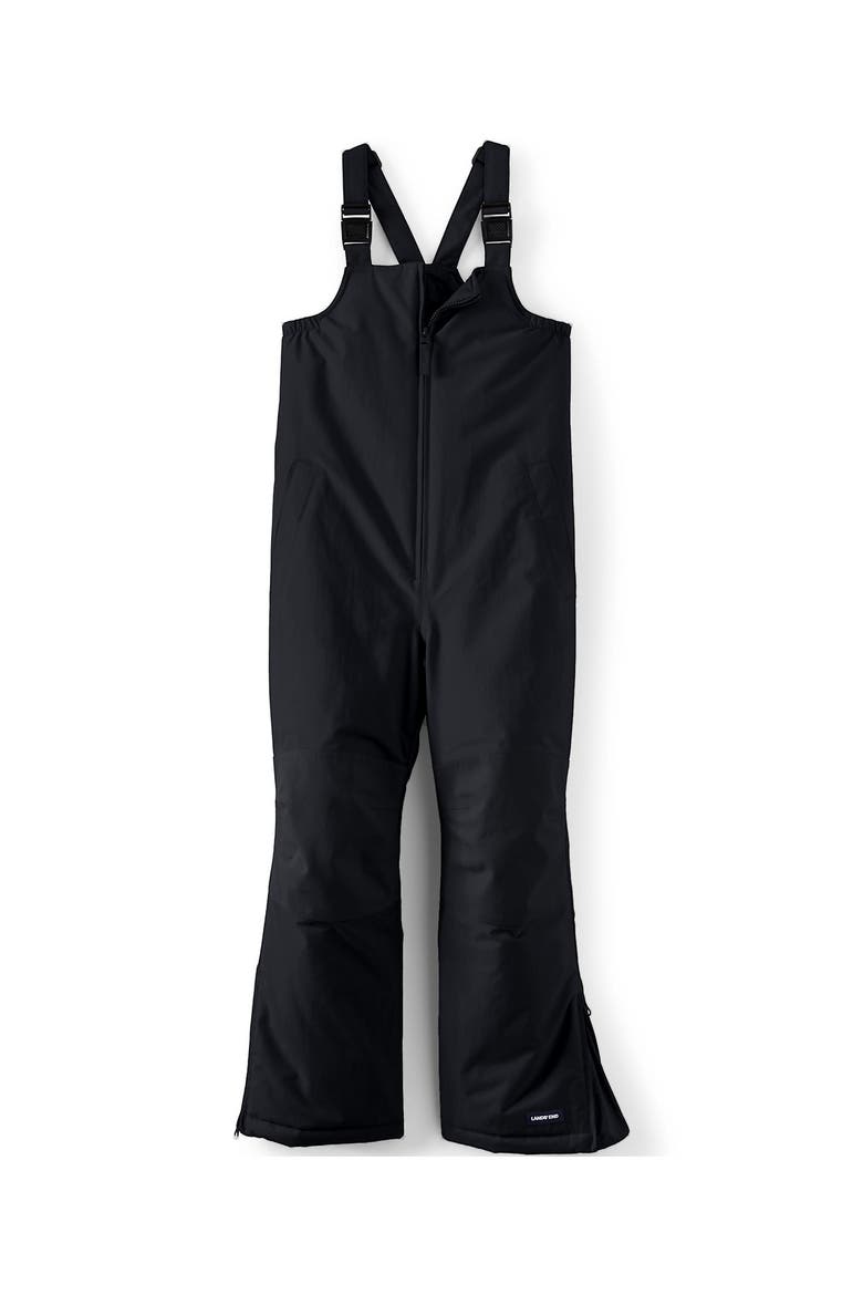 Kids Squall Waterproof Iron Knee Bib Snow Pants, Main, color, Black