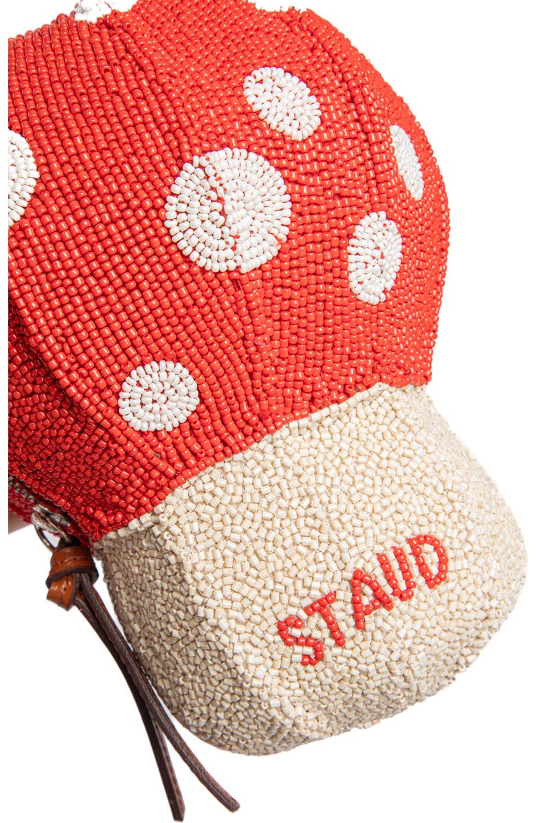 STAUD Shroom Beaded Bag, Alternate, color, Mushroom
