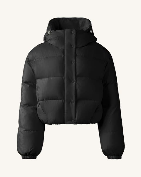 Down Cropped Puffer Jacket