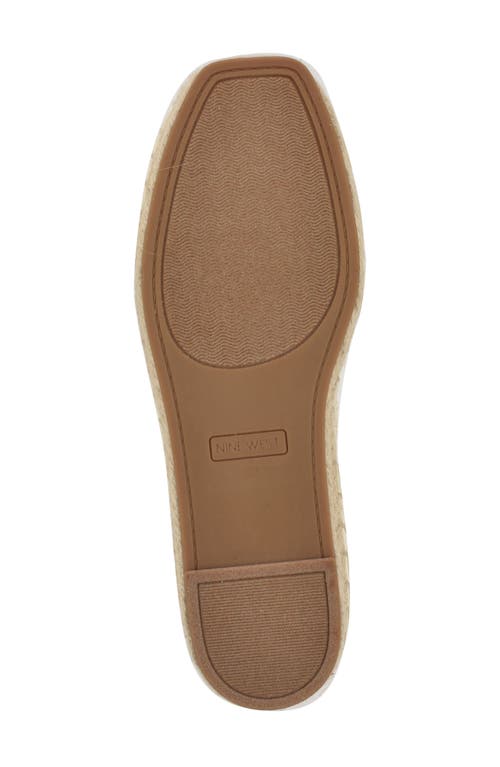 Nine West Rorie Woven Espadrille In Ivory