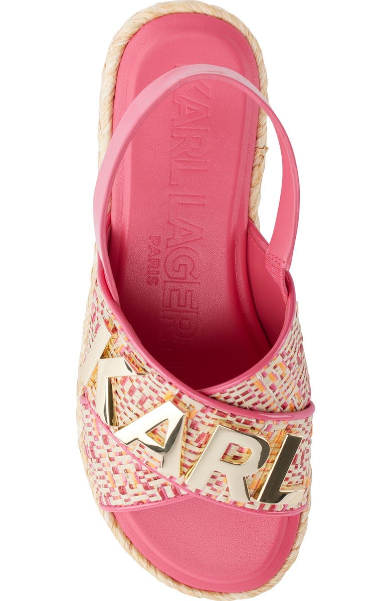 KARL LAGERFELD PARIS Charla Slingback Sandal, Alternate, color,