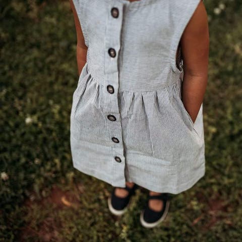 Kids’ Organic Cotton Sleeveless Jo Dress