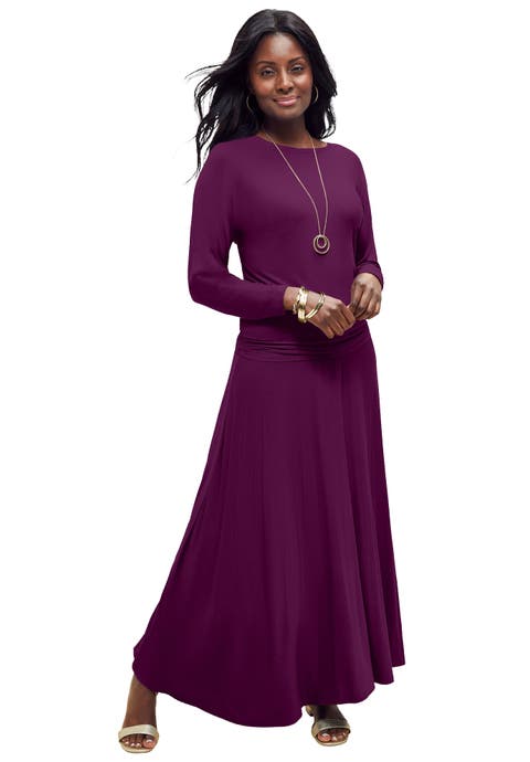 2-Piece Dolman Sleeve Skirt Set
