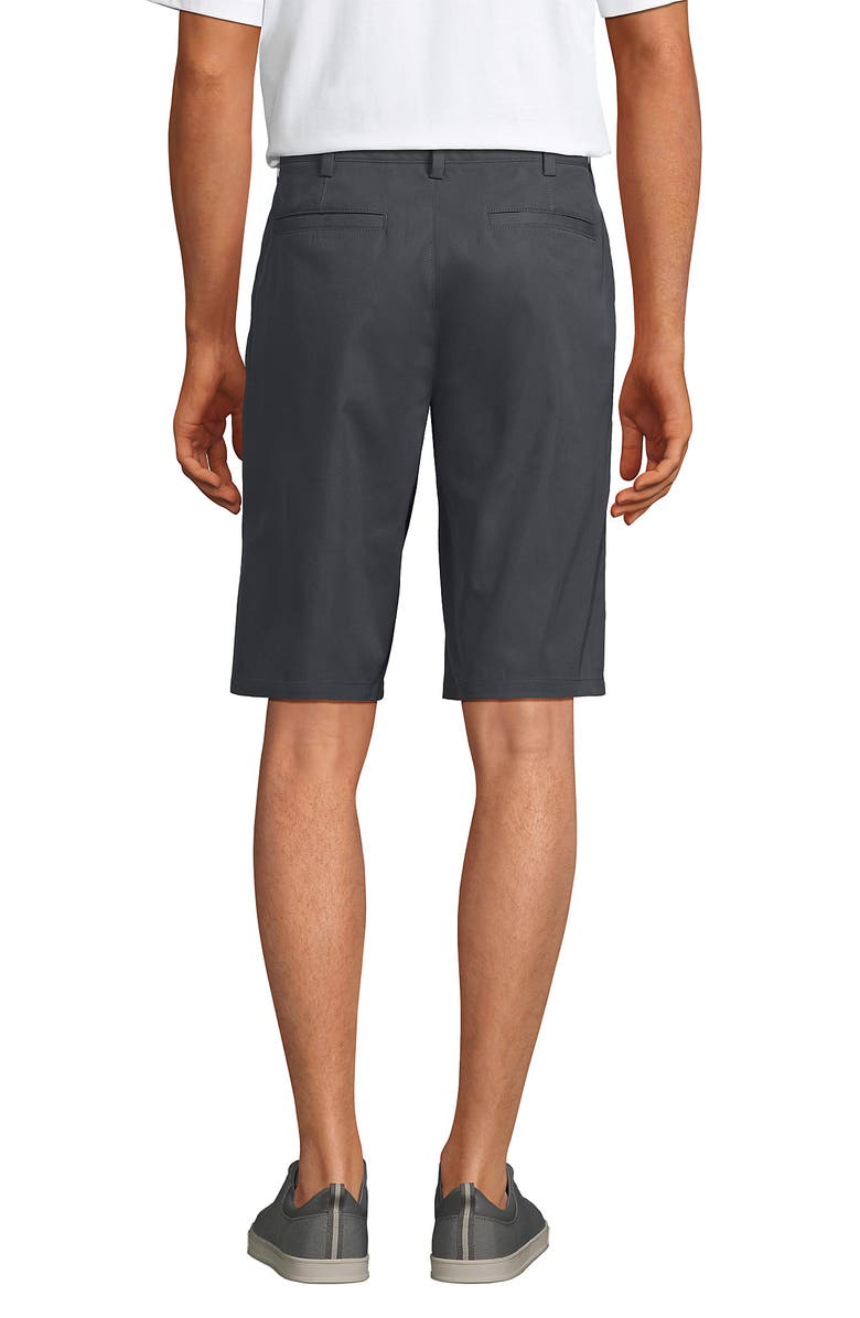 Lands' End School Uniform  Active Chino Shorts, Alternate, color, Arctic Gray