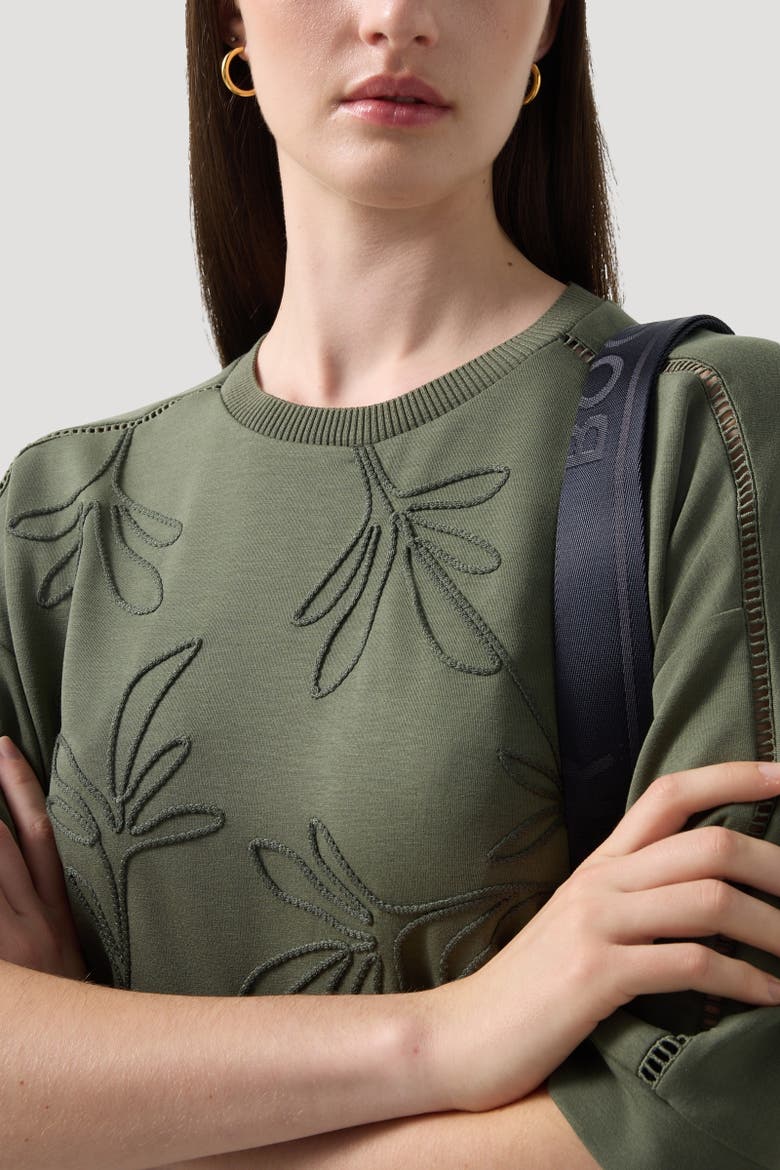 Rabea Sweatshirt, Alternate, color, Olive green