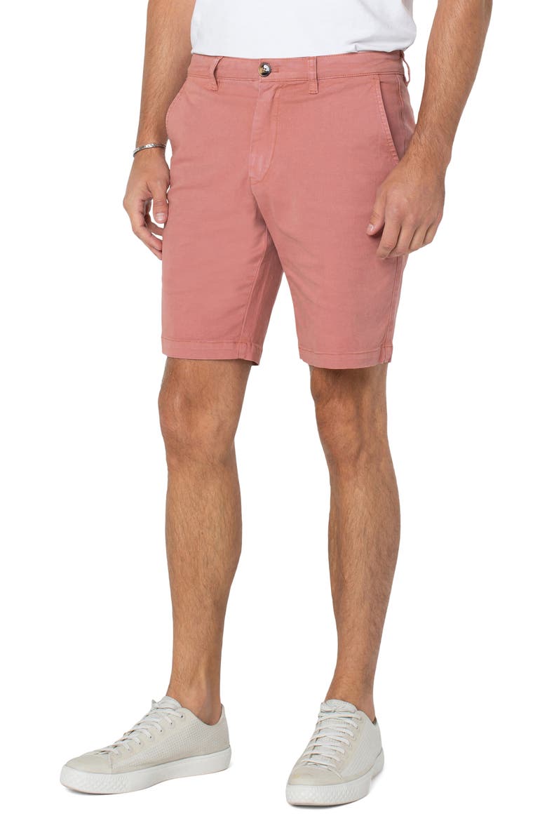 Liverpool Stretch Cotton Shorts, Alternate, color, SALMON