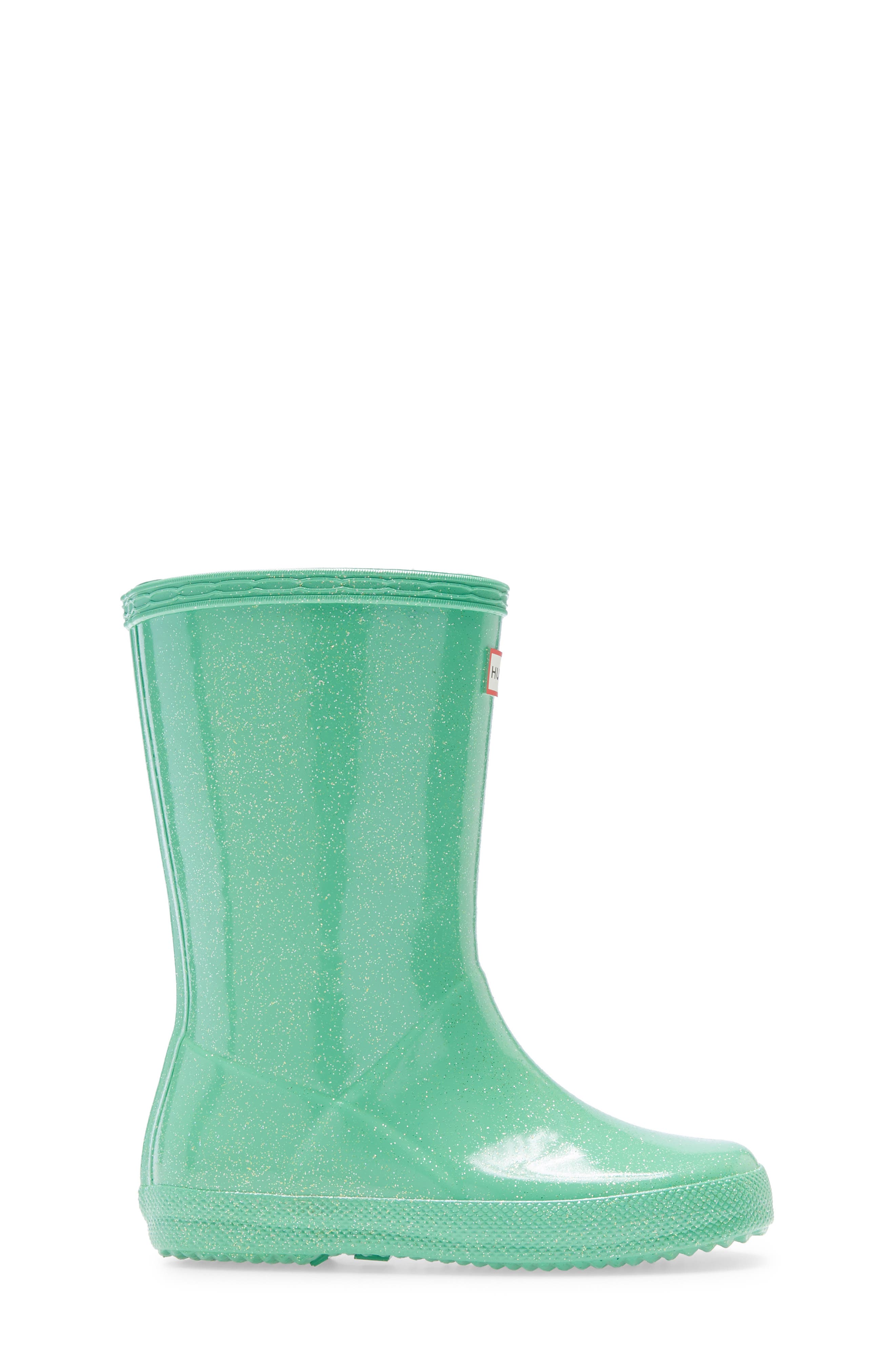 Kids First Classic Starcloud Glitter Rain Boot, Alternate, color, SEA NOODLE