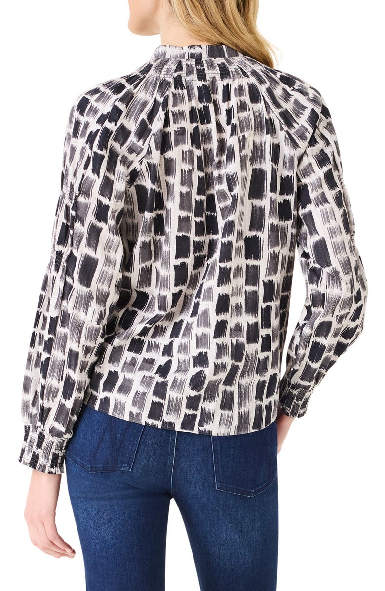 NIC+ZOE Brushstrokes Print Pullover Top, Alternate, color,