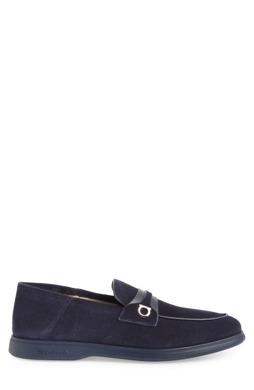 Ferragamo Drame Loafer In Navy
