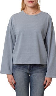 CYRUS Crewneck Drop Shoulder Top