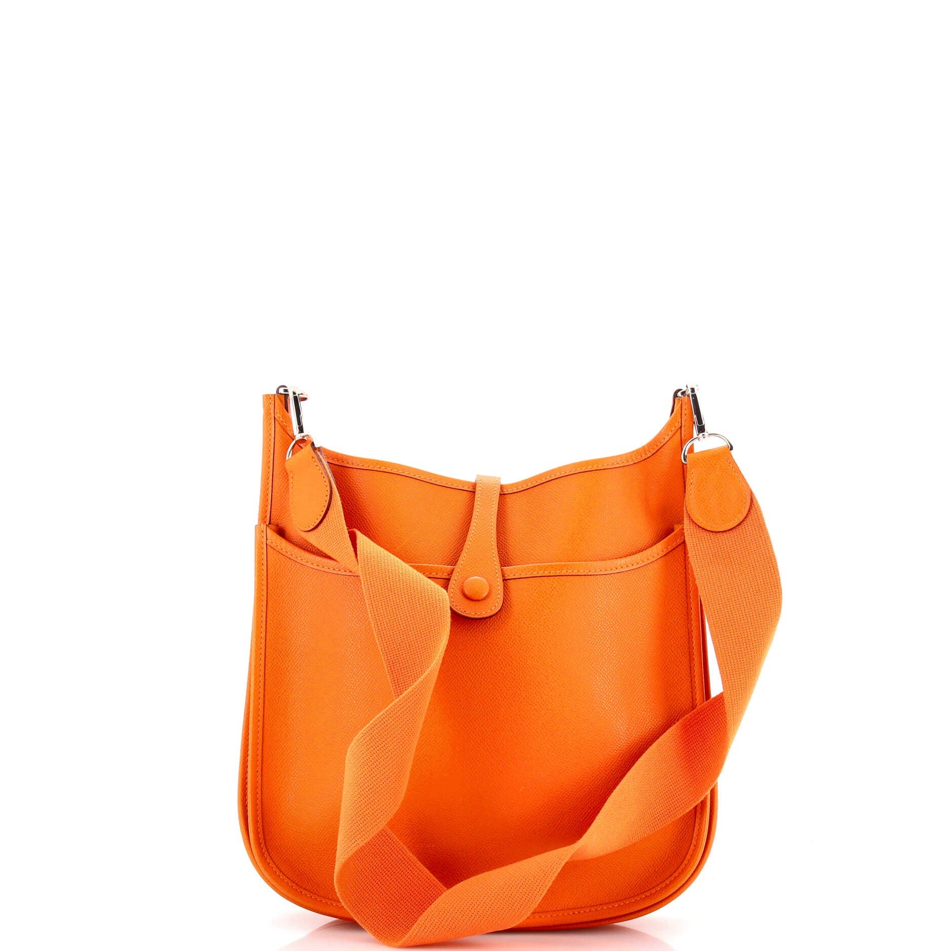 Pre-Owned Hermes Evelyne Bag Gen II Epsom PM, Alternate, color, Orange H