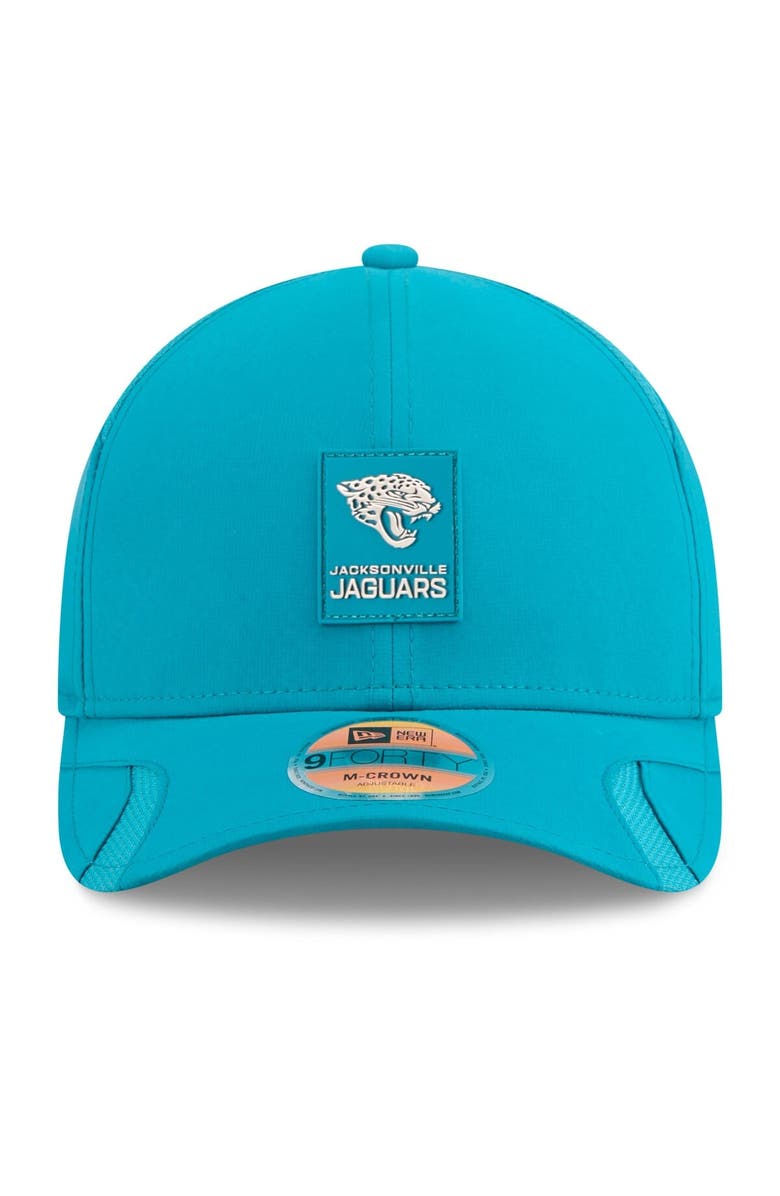 New Era Men's New Era Teal Jacksonville Jaguars 2025 Sideline M-Crown 9FORTY Adjustable Hat, Alternate, color, Teal