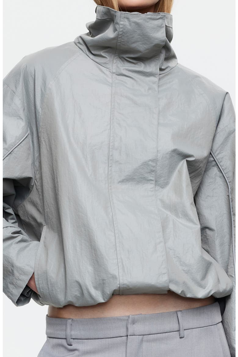 Shoreline Windbreaker Jacket, Alternate, color, SILVER