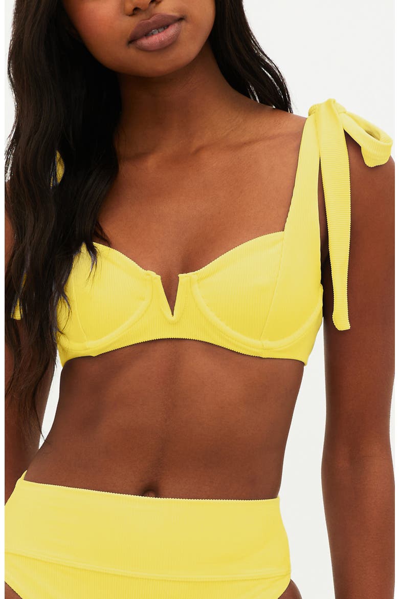 Blair Underwire Bikini Top, Main, color, LEMON YELLOW