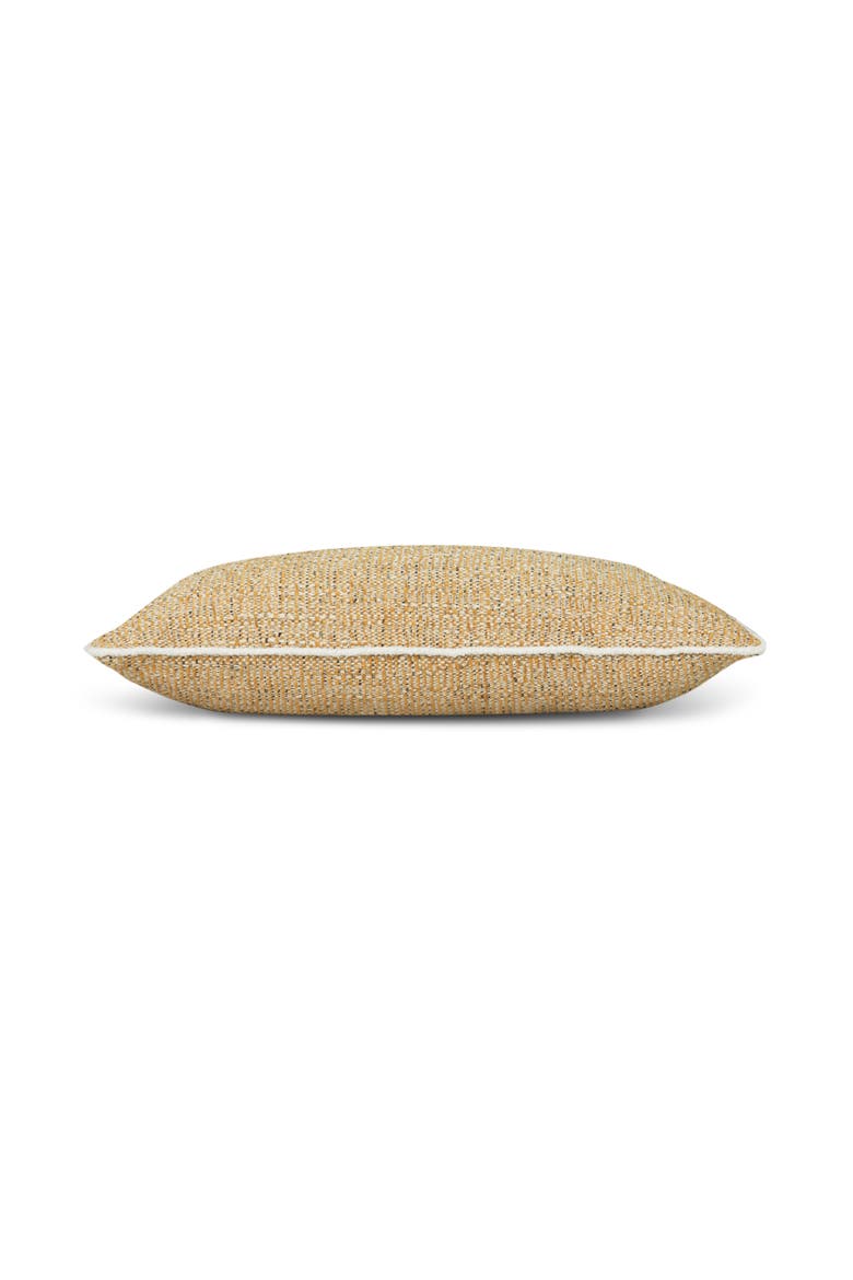Golden Hour Textured Corded Indoor & Outdoor Woven Accent Pillow, Alternate, color, Corded