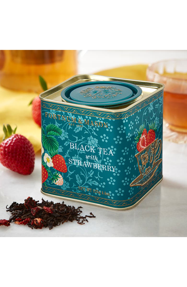 Fortnum & Mason Black Tea with Strawberry Loose Leaf Caddy, Alternate, color, Strawberry